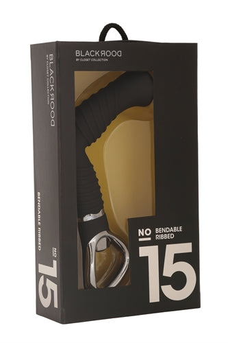 No. 15 Power Contour Vibrator Twist - Black by The Closet Collection