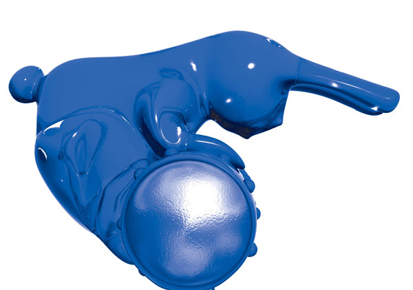 Buzz Bunny Cockring Vibe - Blue by BMS Factory