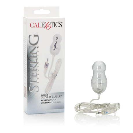 Sterling Collection Triple Tiered Silver Bullet by CalExotics
