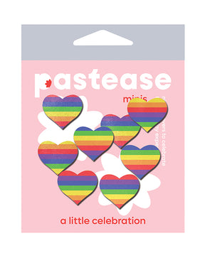 Pastease Mini Rainbow Heart - Pack of 8 O/S by Pastease