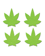 Pastease Petites Leaf - Glow in the Dark Green O/S Pack of 2 Pair by Pastease