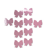 Pastease Mini Faux Patent-Leather Bows — Baby Pink Pack of 8