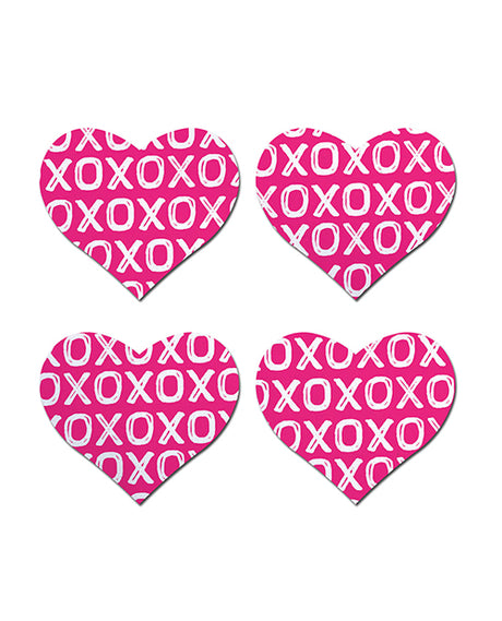 Pastease Petites XO Hearts - Pink O/S by Pastease