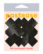 Pastease Premium Petites Liquid Cross - Black O/S Pack of 2 Pair by Pastease