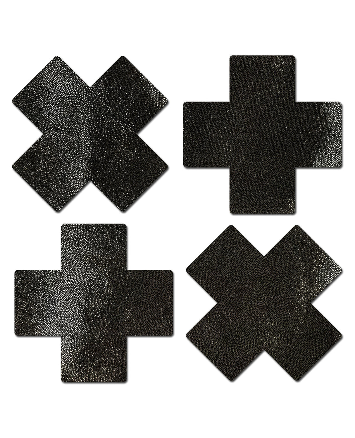 Pastease Premium Petites Liquid Cross - Black O/S Pack of 2 Pair by Pastease