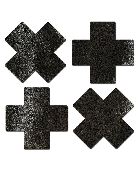 Pastease Premium Petites Liquid Cross - Black O/S Pack of 2 Pair by Pastease