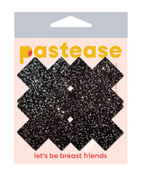 Pastease Premium Petites Sparkle Plus X - Black O/S Pack of 2 Pair by Pastease