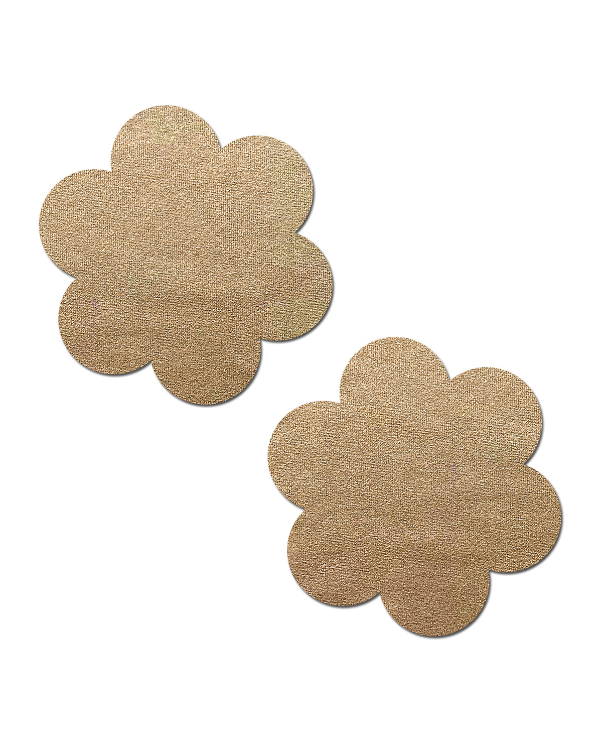 Pastease Reusable Suede Flower Pasties — Cream, One Size