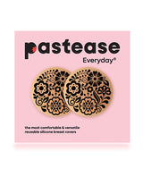 Pastease HALOS Silicone Floral Nipple Covers w/Travel Box - Bloom D+ Cup 10 or More Uses by Pastease