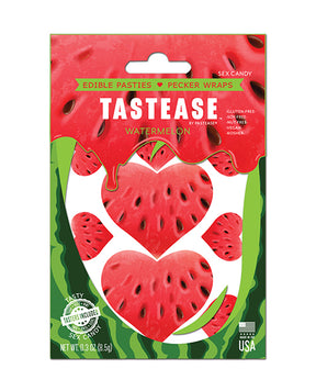 Pastease Tastease Edible Pasties & Pecker Wraps - Watermelon O/S by Pastease