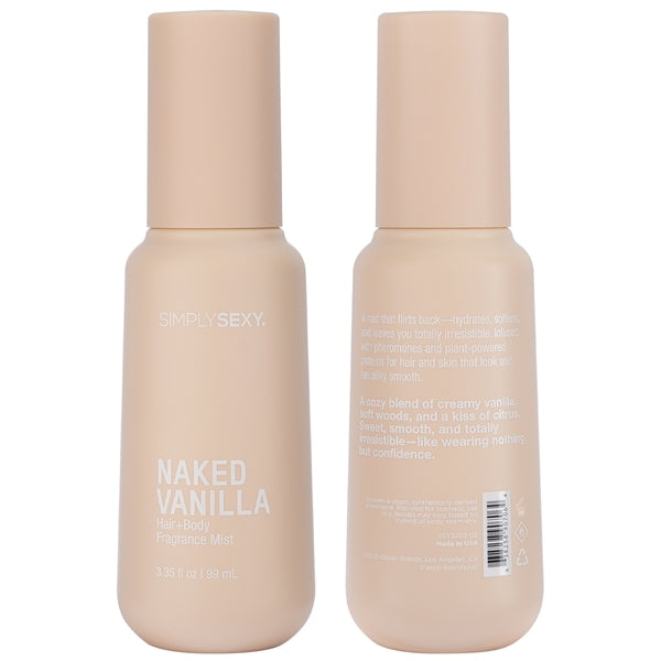 Simply Sexy Pheromone Hair & Body Mist — Naked Vanilla 3.35 fl oz - SSY3203-03