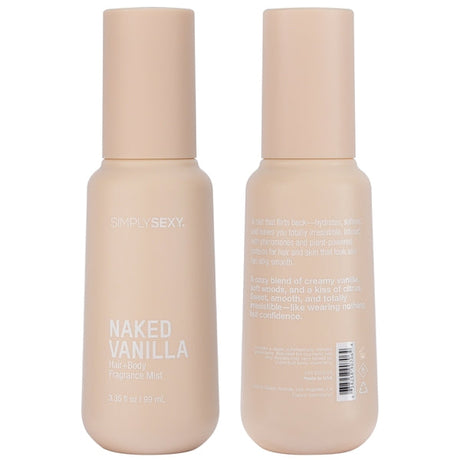 Simply Sexy Pheromone Hair & Body Mist — Naked Vanilla 3.35 fl oz - SSY3203-03