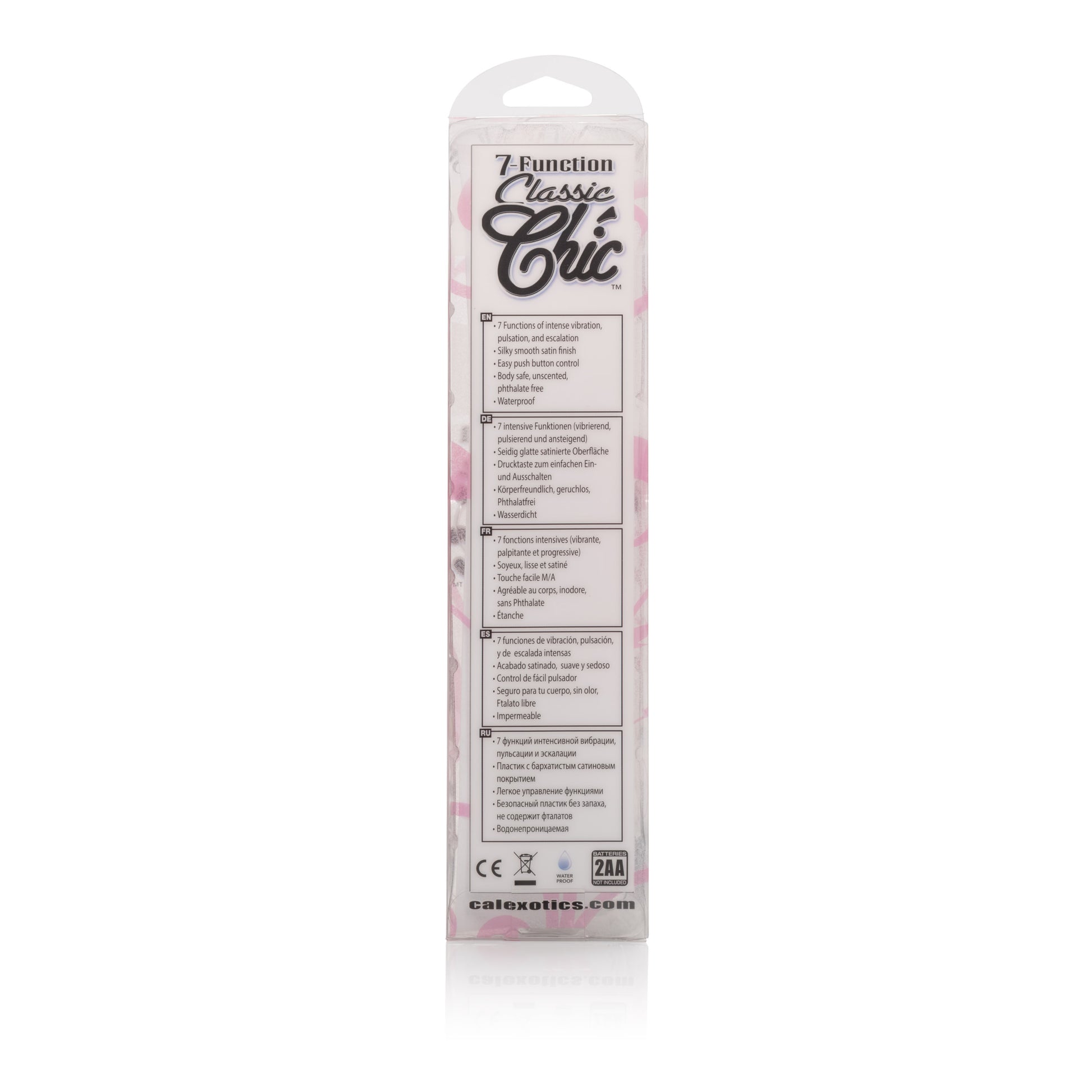 7 Function Classic Chic 6 Inches Vibe - Pink by CalExotics
