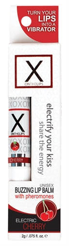Sensuva X On The Lips Electric Cherry Lip Balm .75 oz - SEN-VL204