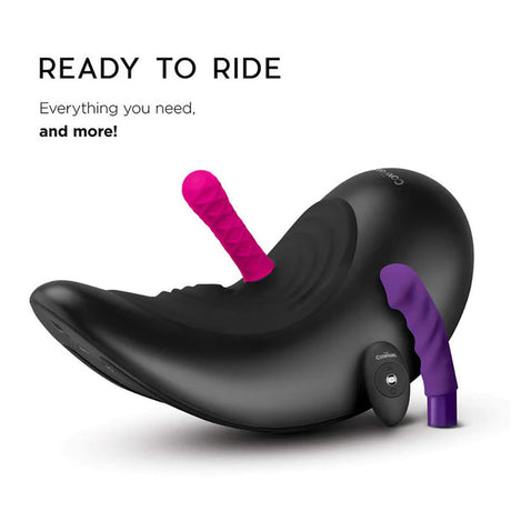 The Cowgirl Saddle Machine — 2 Attachments & Wireless Remote - TC7155