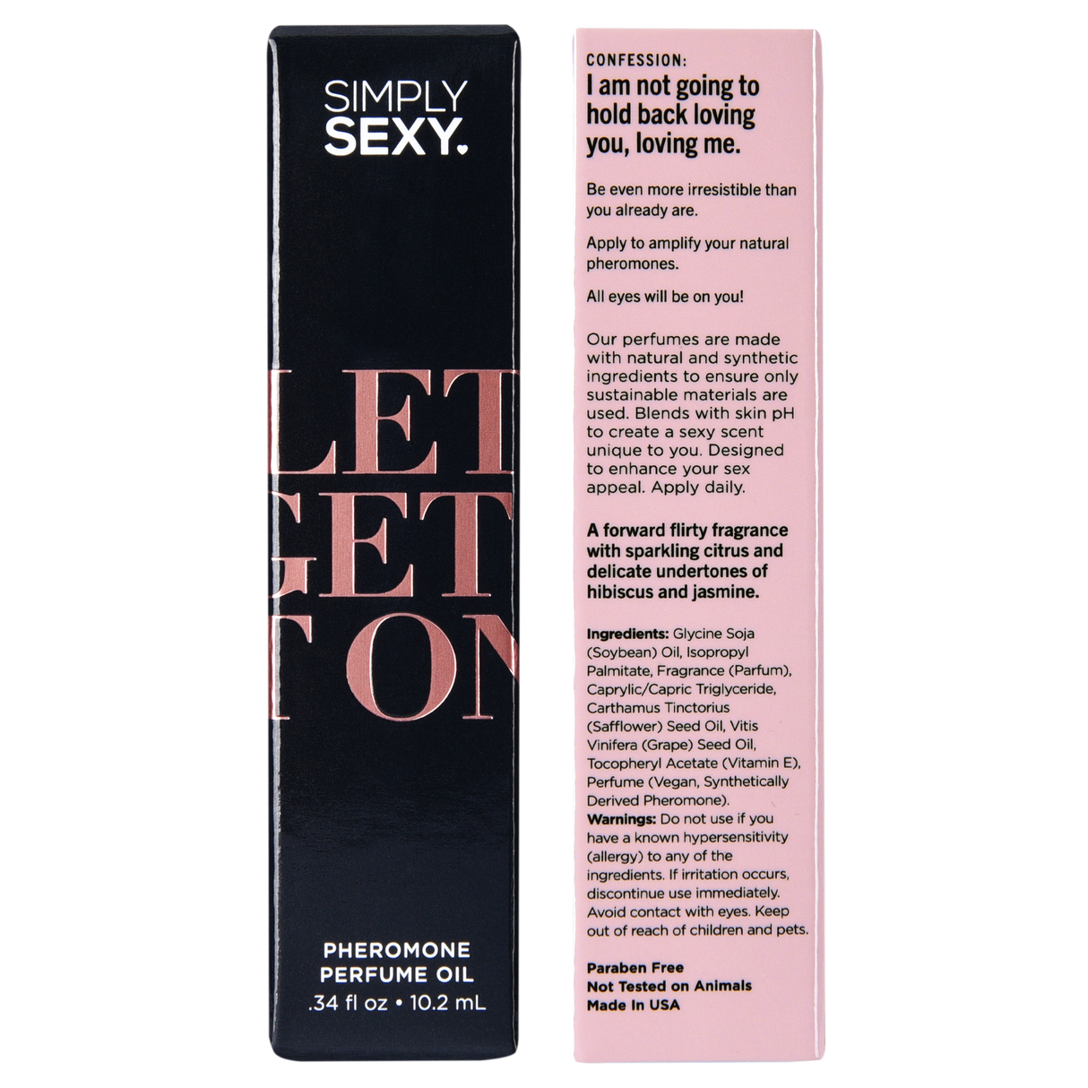 Simply Sexy Let's Get It On Pheromone Perfume Oil Roll-On, 10.2 mL - SSY4105-10