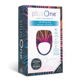 plusOne Vibrating Ring — Rechargeable Waterproof Silicone, 3.05 × 0.79 in - PO6701