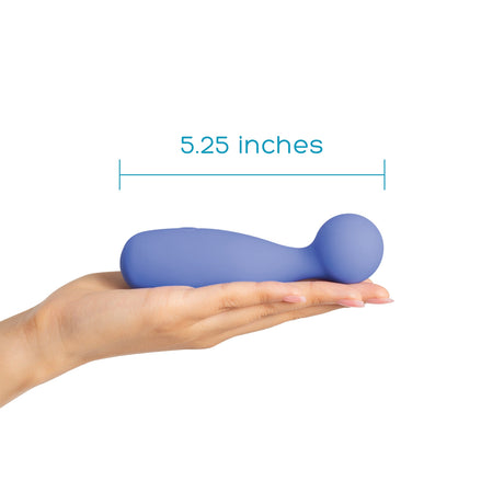 plusOne Personal Massager — Curved Rechargeable Silicone Vibrator, 5.2 in - PO6703