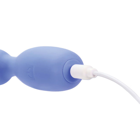 plusOne Personal Massager — Curved Rechargeable Silicone Vibrator, 5.2 in - PO6703