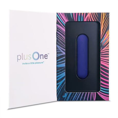 plusOne Vibrating Bullet — Rechargeable Waterproof Bullet, 3.05″ - PO6702