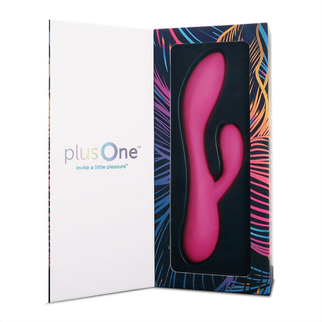 plusOne Dual Vibrating Massager — Silicone Dual-Motor Vibrator - PO6704
