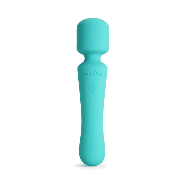 plusOne Vibrating Wand — Rechargeable Waterproof Wand, 7.4 in - PO6709