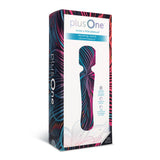 plusOne Vibrating Wand — Rechargeable Waterproof Wand, 7.4 in - PO6709