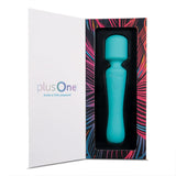 plusOne Vibrating Wand — Rechargeable Waterproof Wand, 7.4 in - PO6709
