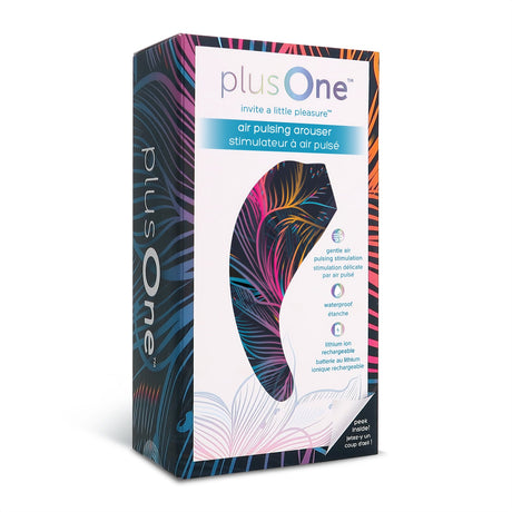 plusOne Air Pulsing Arouser — Rechargeable Silicone Clitoral Stimulator - PO6710
