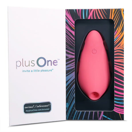 plusOne Air Pulsing Arouser — Rechargeable Silicone Clitoral Stimulator - PO6710