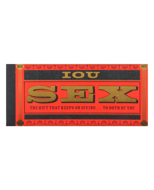 I.O.U Sex Checks Coupon Book by Hachette Book Group