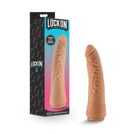 Blush Lock On Realistic Dildo — 7.5 Inch (Mocha) - BL-51367