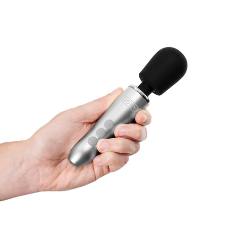 DOXY Doxy Go Brushed Metal — 15 cm Compact Travel Wand - DX0425