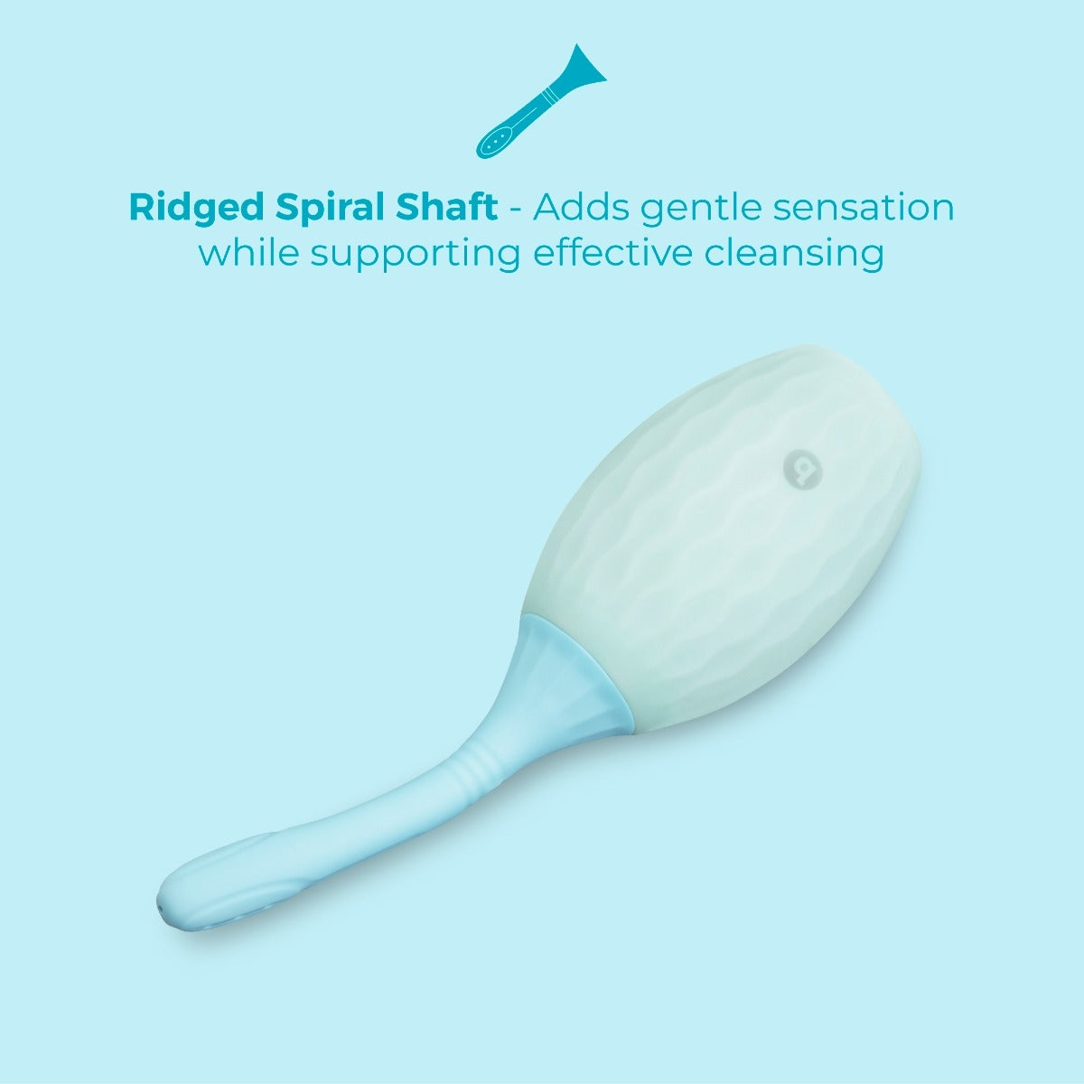 b-Vibe Silicone FlexFlow Douche — Dual-Opening Nozzle - BV2255