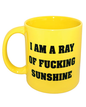 Attitude Mug I am a Ray of Fucking Sunshine - Yellow by Island Dogs