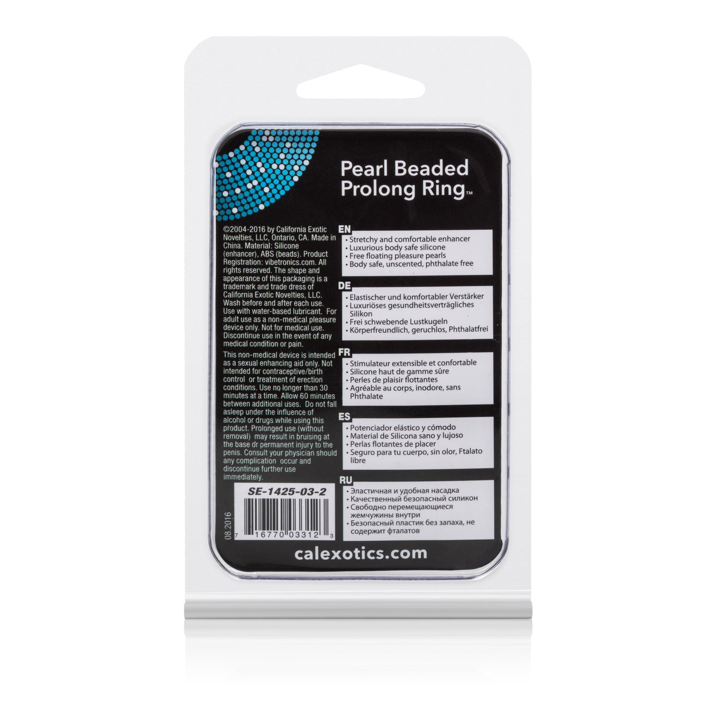 Pearl Beade Prolong Rings - Smoke by CalExotics