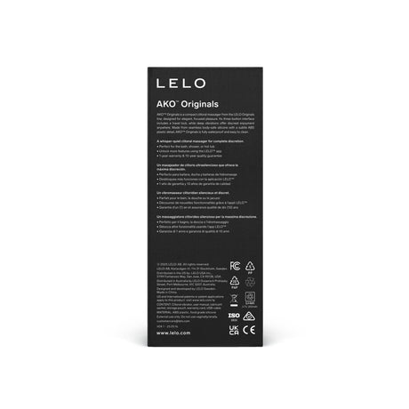 LELO AKO Originals Clitoral Massager — Compact, Waterproof - LO0223