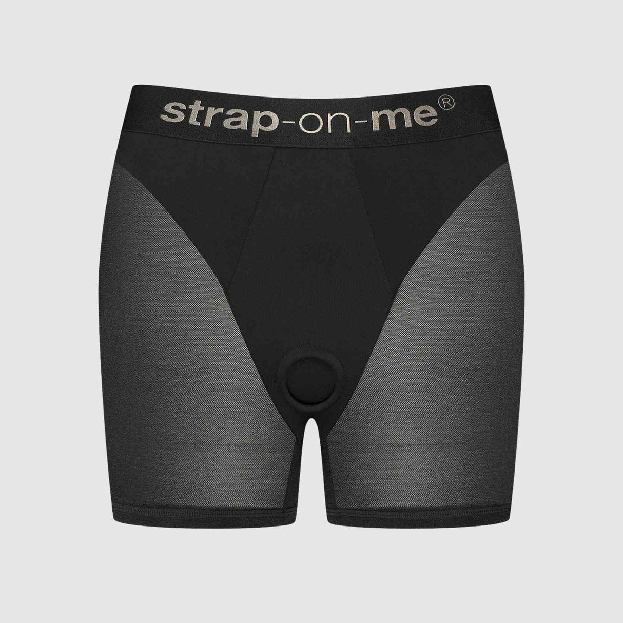 STRAP-ON-ME Halo Harness Lingerie — M, Black - SM8897