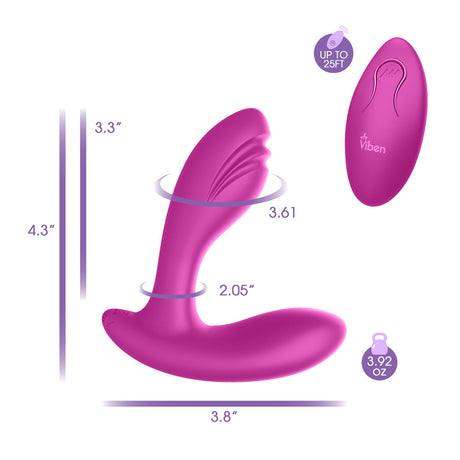 Epiphany Clitoral Rollerball Panty Vibe - Berry