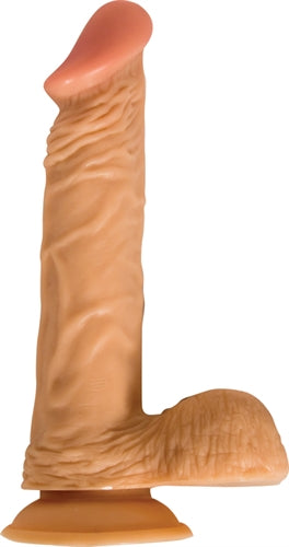 8 Inch Vibrating All American-Whopper With Balls