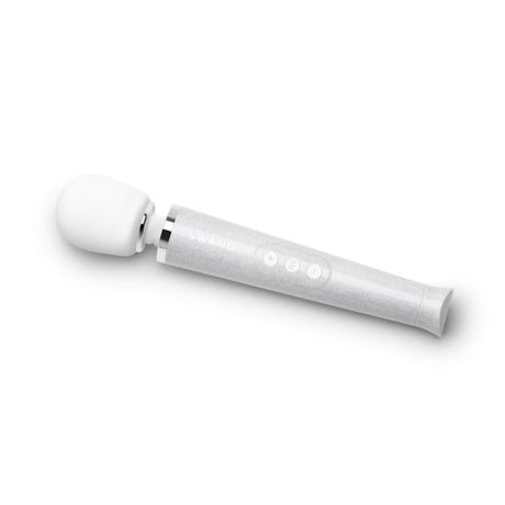 LE Wand All That Glimmers Petite Wand Vibrator — White Special Edition - LW0281