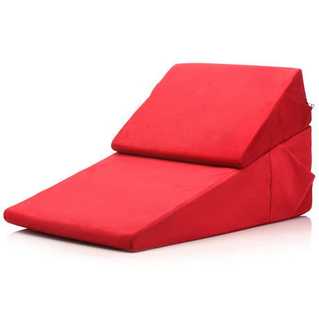 XR Brands Love Cushion Foam Wedge Pillow Set — Red (2-Piece) - BB-AH176