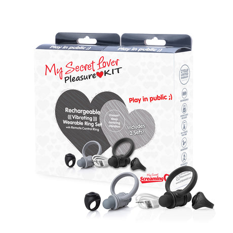 Screaming O My Secret Lover Kit — 2 Rechargeable Rings - SO-S2020RR