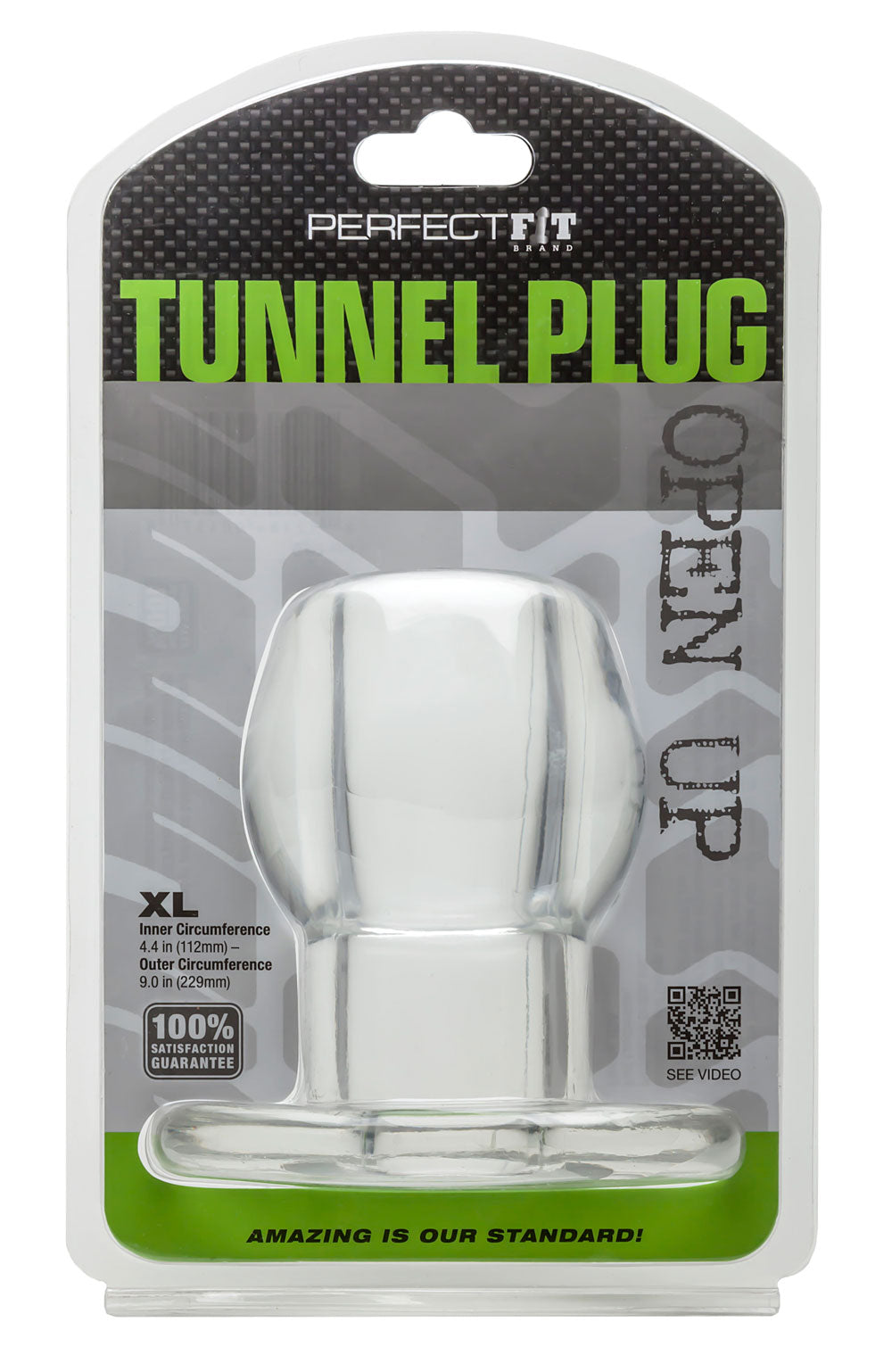 Tunnel Plug XL - Clear by Perfect Fit