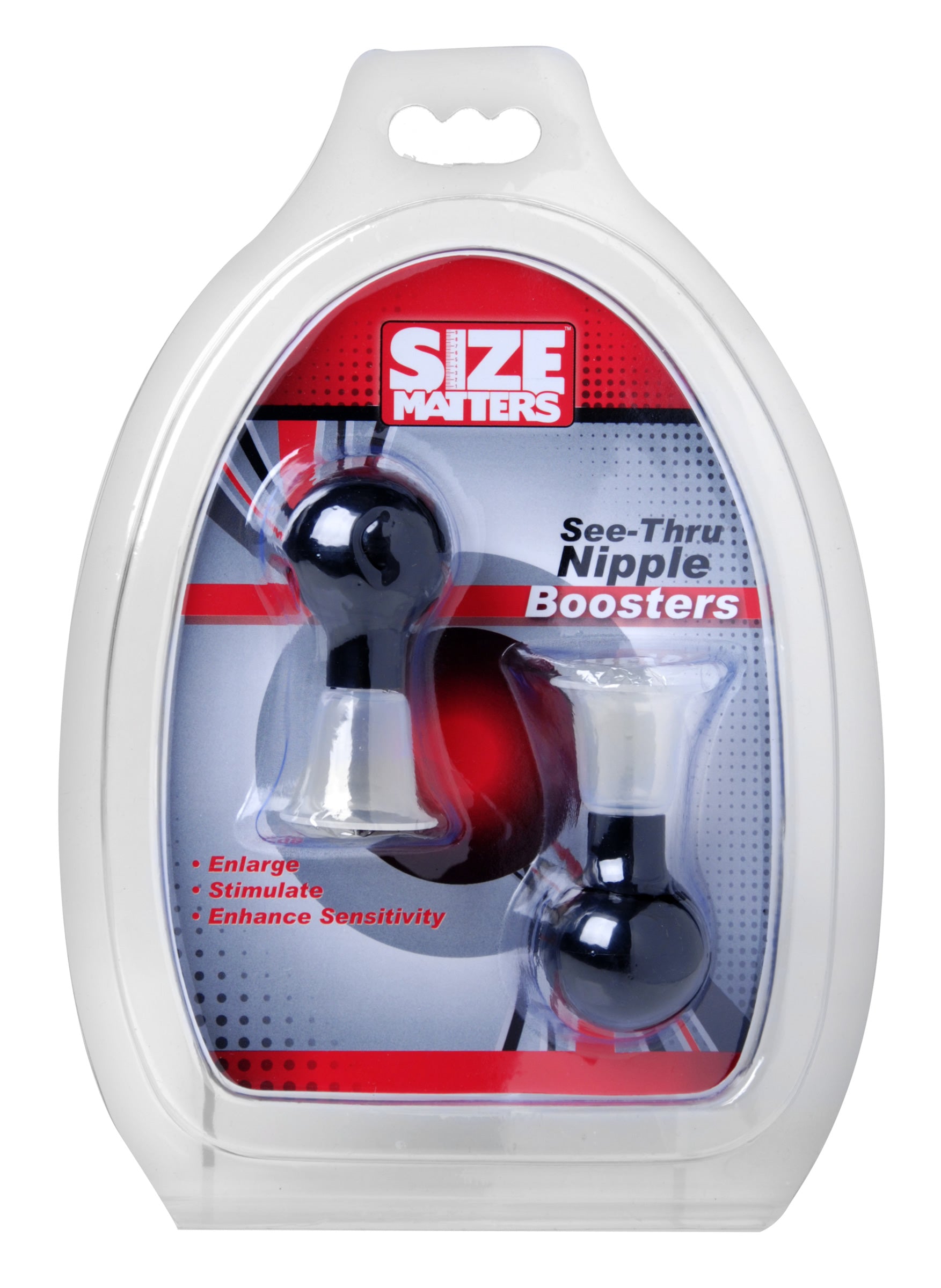 Size Matters See -Thru Nipple Boosters by XR Brands