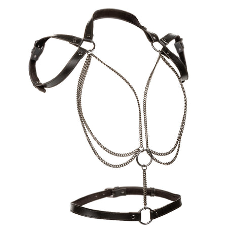 CalExotics Euphoria Multi Chain Halter Harness — Black - SE3101253