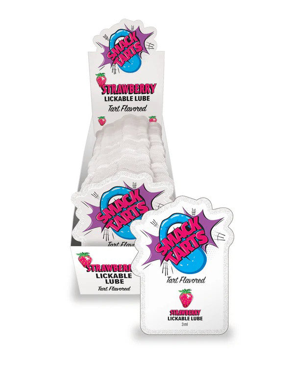 Little Genie Smack Tarts Sour Strawberry Lube Pouches — 36 × 3ml - LG-BT454PD