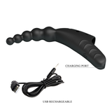 Pretty Love Jordin Beaded Finger Vibe — Black - BI-300088