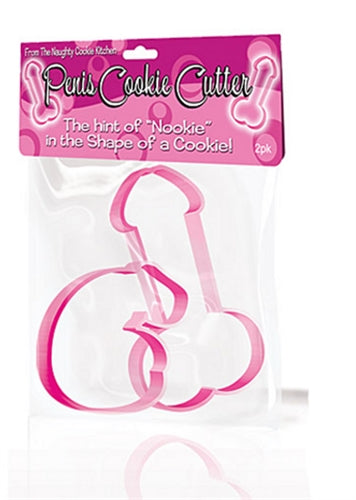 Hott Products Penis Cookie Cutter — 2 Pack, 4" x 3" - HTP2429