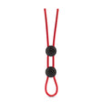 "Stay Hard - Silicone Double Loop Cock Ring - Red BL-32098"